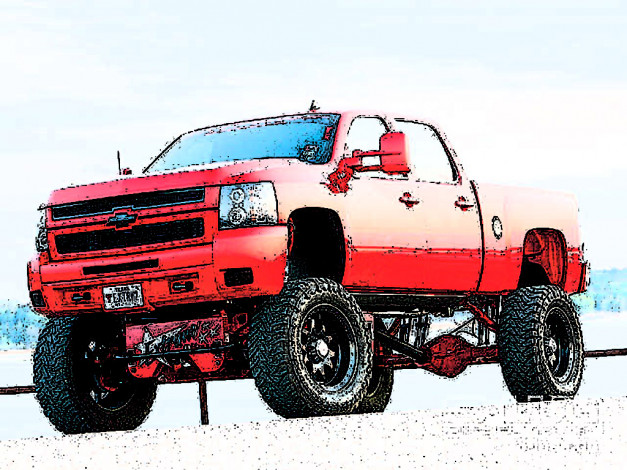 Обои картинки фото автомобили, рисованные