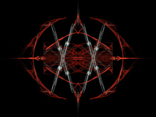 Картинка 3д графика fractal фракталы цвет фон