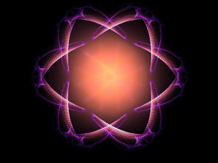 Картинка 3д графика fractal фракталы фон узор