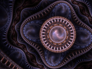 Картинка 3д графика fractal фракталы узор стиль