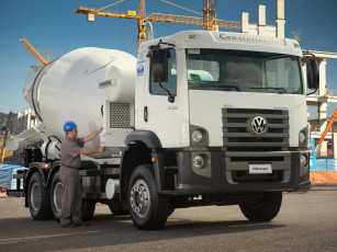 Картинка volkswagen constellation 26 280 mixer техника строительная строительство