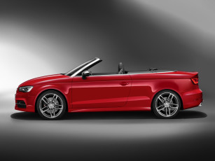 Картинка автомобили audi красный 2014г 8v cabrio s3