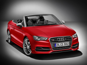 Картинка автомобили audi красный 2014г 8v cabrio s3