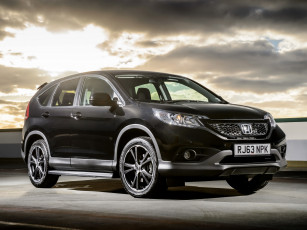 обоя автомобили, honda, cr-v, black, rm, 2014, темный