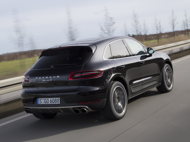 Обои картинки фото автомобили, porsche, 2014, macan, s