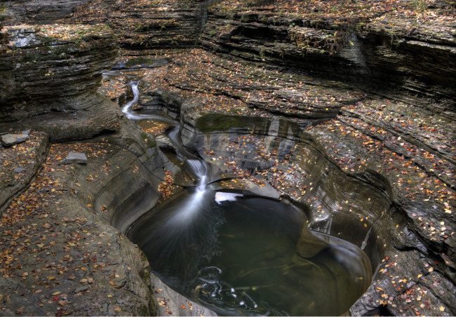 Обои картинки фото watkins glen state park,  new york, природа, водопады, ущелье, водопад, река, скалы
