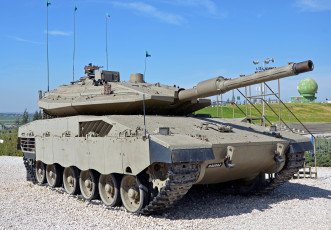 Картинка merkava+mk+iv техника военная+техника танк бронетехника