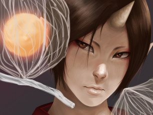 Картинка аниме hoozuki+no+reitetsu парень демон хладнокровный хозуки