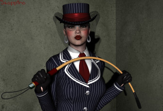 Картинка 3д+графика люди+ people шляпа фон взгляд девушка