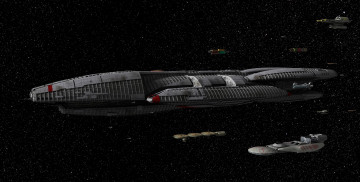 Картинка космос арт космический корабль полет вселенная