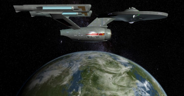 Картинка космос арт космический корабль полет вселенная планета