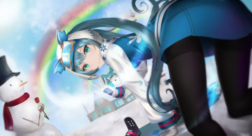 Картинка аниме vocaloid hatsune miku yuki