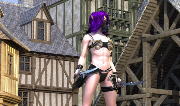 Картинка 3д+графика эльфы+ elves фон взгляд эльфийка