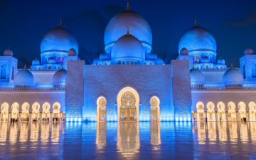 Картинка города абу-даби+ оаэ abu dhabi uae мечеть шейха зайда абу-даби