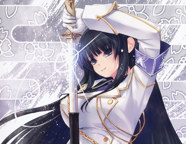 Обои картинки фото аниме, senran kagura, арт, kirishima, satoshi, senran, kagura, ikaruga