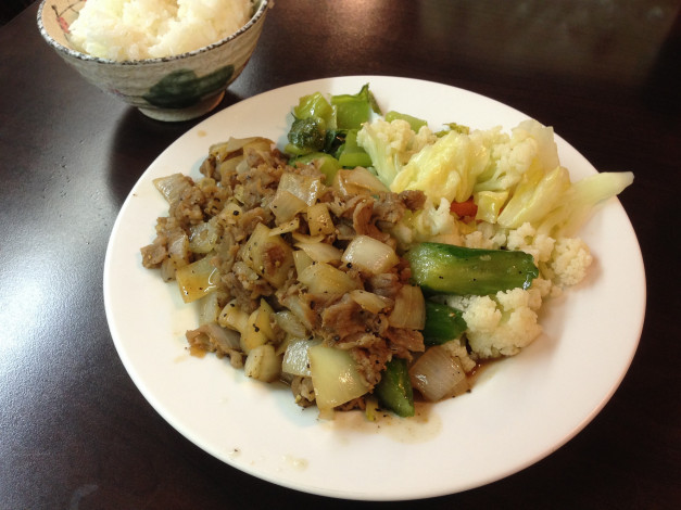 Обои картинки фото еда, вторые блюда, мясо, гарнир