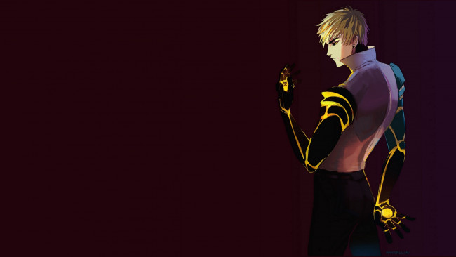 Обои картинки фото аниме, one punch man, генос