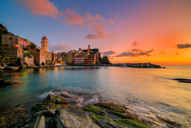 Обои картинки фото vernazza, города, - пейзажи, побережье