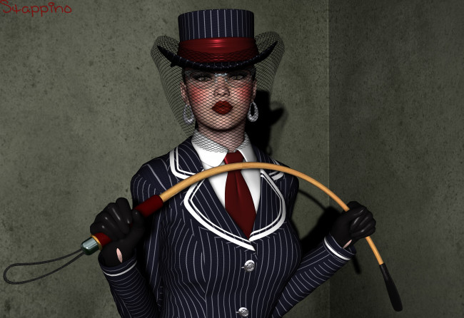 Обои картинки фото 3д графика, люди , people, шляпа, фон, взгляд, девушка