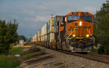 Картинка техника поезда состав локомотив