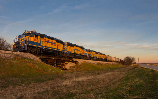 Обои картинки фото техника, поезда, состав, локомотив