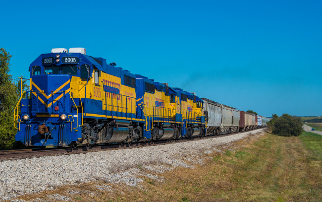 Обои картинки фото техника, поезда, состав, локомотив