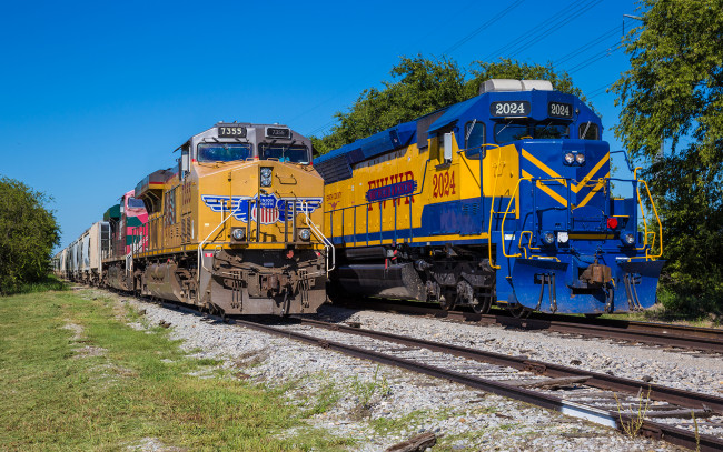 Обои картинки фото техника, поезда, состав, локомотив