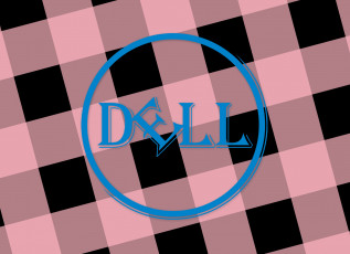 обоя компьютеры, dell, фон, логотип