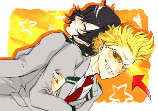 Картинка аниме boku+no+hero+academia boku no hero academia present mic aizawa shouta