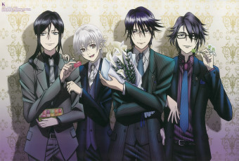 Картинка аниме k+project isana yashiro munakata reisi fushimi saruhiko k project yatogami kuroh