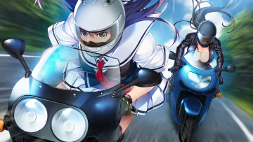 Картинка аниме grisaia+no+kajitsu девушка взгляд фон