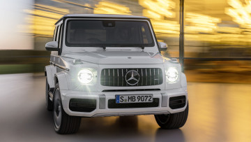 Картинка mercedes-benz+amg+g63+2019 автомобили mercedes-benz amg g63 2019 белый