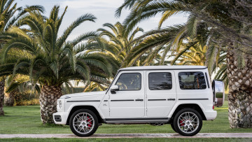 Картинка mercedes-benz+amg+g63+2019 автомобили mercedes-benz amg белый 2019 g63