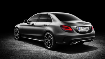 обоя mercedes-benz c class sedan amg line 2019, автомобили, mercedes-benz, c, class, sedan, amg, line, 2019