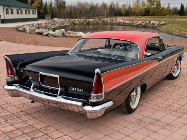 Обои картинки фото chrysler saratoga hardtop coupe 1957, автомобили, chrysler, saratoga, hardtop, coupe, 1957