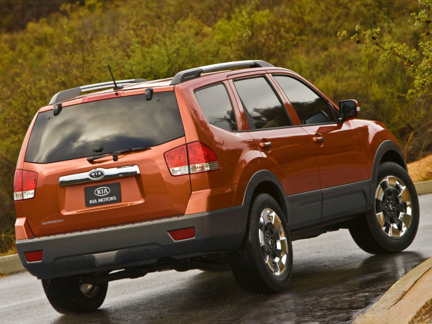 Обои картинки фото kia borrego 2008, автомобили, kia, borrego, 2008, внедорожник