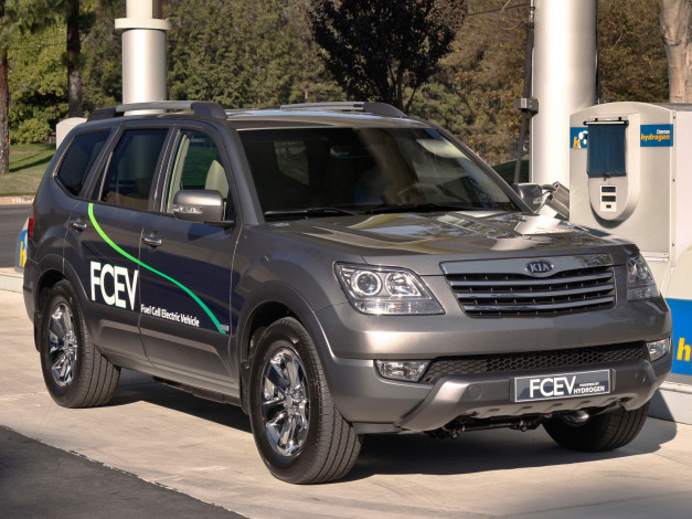 Обои картинки фото kia borrego fcev concept 2008, автомобили, kia, borrego, fcev, concept, 2008