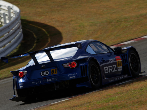 Обои картинки фото subaru brz gt300 2012, автомобили, subaru, blue, gt300, brz, 2012