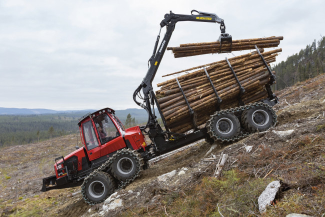 Обои картинки фото техника, лесоповалочная техника, komatsu