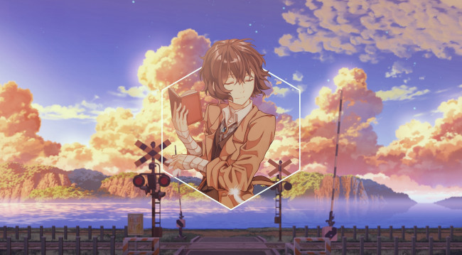 Обои картинки фото аниме, bungou stray dogs, бродячие, псы, литературные, гении