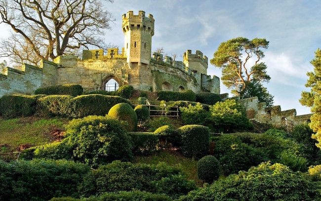 Обои картинки фото warwick castle, города, замки англии, warwick, castle