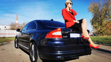 Картинка автомобили -авто+с+девушками красивая девушка