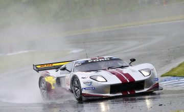 Картинка спорт автоспорт белый дождь трасса