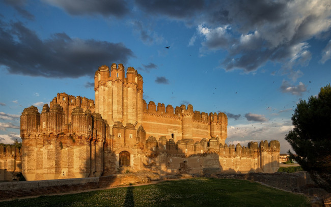 Обои картинки фото castle of coca, spain, города, замки испании, castle, of, coca