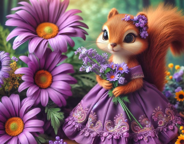 Обои картинки фото 3д графика, животные , animals, белка