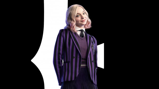 Обои картинки фото wednesday , сериал 2022 – , кино фильмы, сериал, фэнтези, комедия, криминал, детектив, wednesday, emma, myers, enid, sinclair