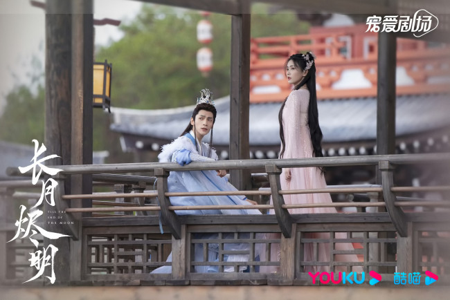 Обои картинки фото кино фильмы, till the end of the moon, светлый, пепел, луны, тань, тай, цзинь, минъе, бог, войны, владыка, демонов, ли, сусу, е, сеу