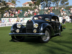 Картинка bugatti type 57 автомобили классика