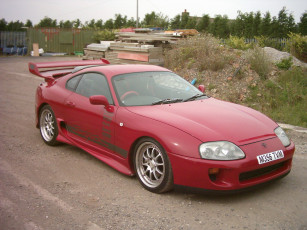 Картинка toyota supra автомобили