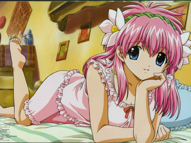 Обои картинки фото аниме, galaxy, angel